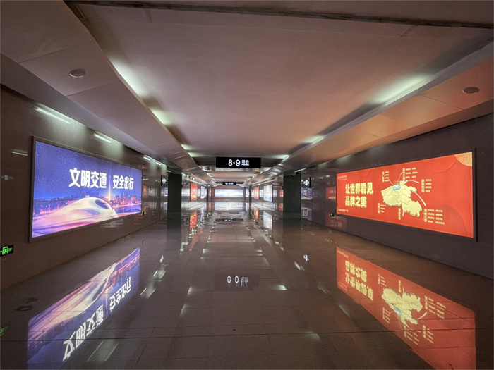 平頂山高鐵站廣告彰顯品牌氣勢(shì)，盡收眼底的品牌震撼